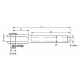 aircraft fork MS20667 technical drawing