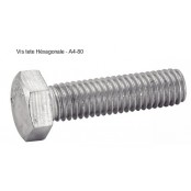 Vis à tête Hexagonale inox A4  - pas à droite (le lot de 10)