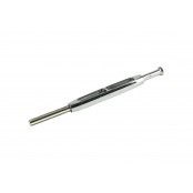 Ridoir inox corps ouvert demi-boule / Terminaison